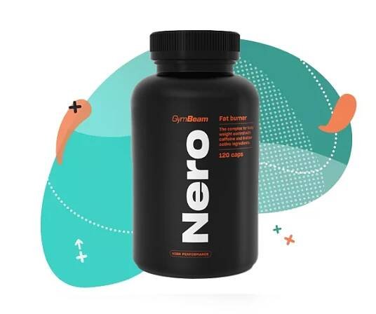GymBeam Spalovač tuků Nero 120 kapslí 120 ks