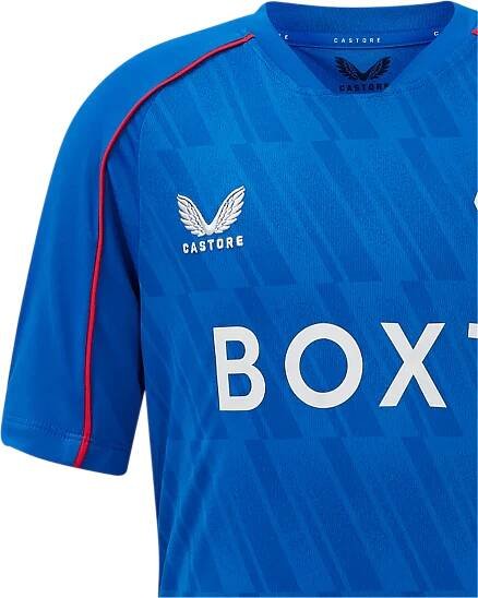 Dětský dres s krátkým rukávem Castore Rangers FC 2024/25, domácí