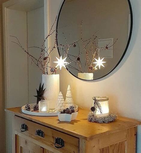christmas decor  / weihnachten deko | Christmas decor diy, Christmas decor inspiration, Christmas table decorations