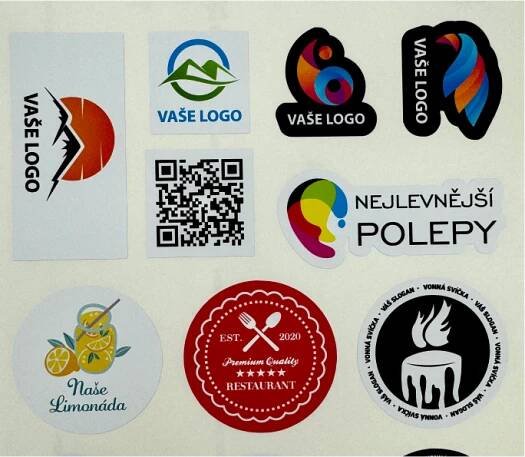Zakázková výroba samolepek na míru | Nejlevnější polepy