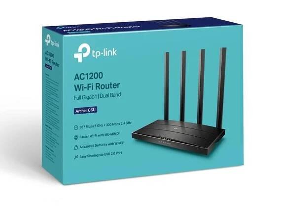 Router TP-Link Archer C6U černý