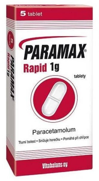 Paramax Rapid 1 g 5 tablet