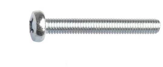 Šroub metrický M 3 x 5 mm půlkulatá hlava PL ZB - DIN 7985