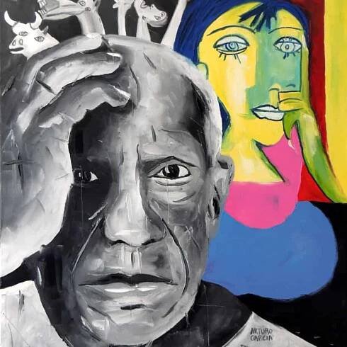 "Dreaming of Guernica." Oil. 30"X24". Original Available.
