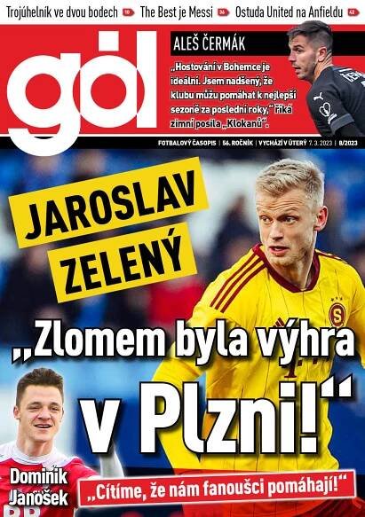 Časopis Gól nabízí 8. číslo roku 2023