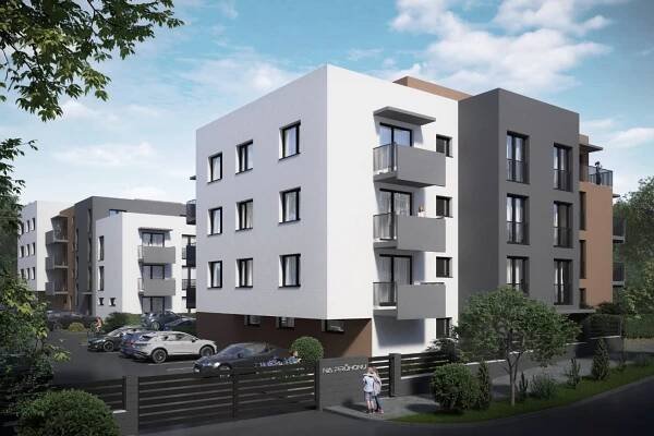 Vizualizace exteriérů pro developerský projekt Na Průhonu Plzeň