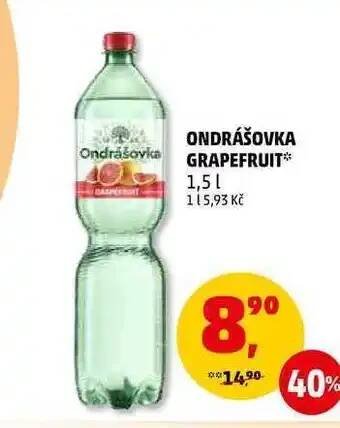 Penny Market Ondrášovka grapefruit, 1,5 l nabídka