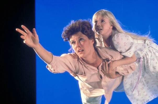 JoBeth Williams, Heather O'Rourke - Poltergeist II - Z natáčení
