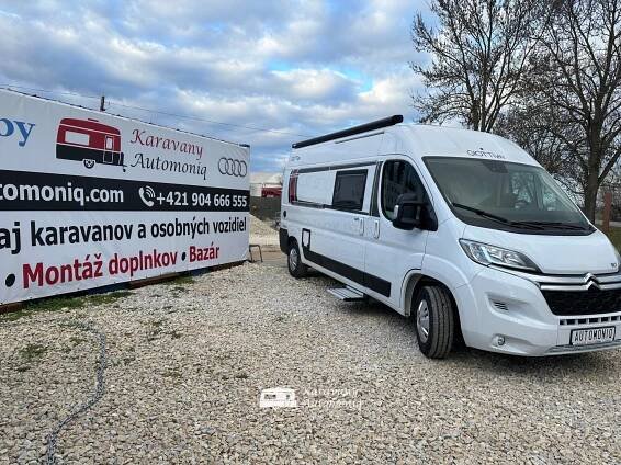 Obytná Dodávka Giottiline GiottiVan 60T 2022- Markíza, Nosič na bike, 165PS - Automoniq