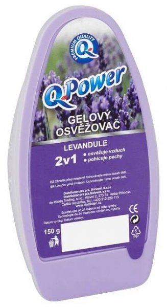 Q-Power gelový osvěžovač levandule 150g od 25 Kč - Heureka.cz