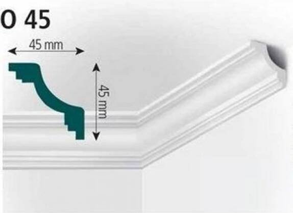Vidella Stropní polystyrenová lišta O45