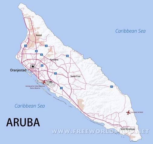 Aruba roads and transportation