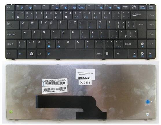 klávesnice Asus A41 K40 P80 black CZ