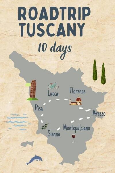 a map with the names of different cities and towns in italy on it's side