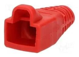 Síťový konektor Krytka vidlice RJ45 6mm Barva červená