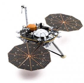 METAL EARTH InSight Mars lander stavebnice, 3D kovový model