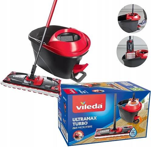 Mop Plochý Rotační Vileda Ultramax TURBO Set