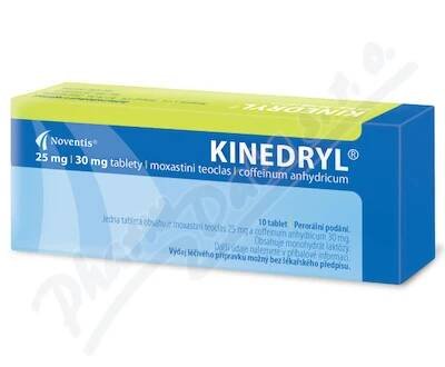 Kinedryl 25mg/30mg tbl.nob.10