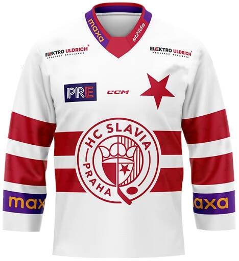 Bílý fandres HC Slavia Praha 2024/25