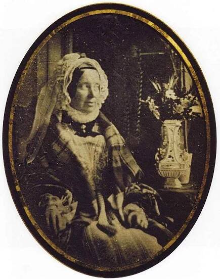 Bývalá francouzská císařovna, Napoleonova druhá manželka, rakouská arcivévodkyně Marie Luisa krátce před smrtí
