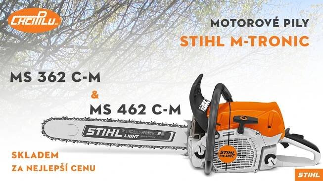 Profesionální motorové pily se systémem M-TRONIC - STIHL MS 362 C-M, STIHL MS 462 C-M - skladem :: ChciPilu.cz