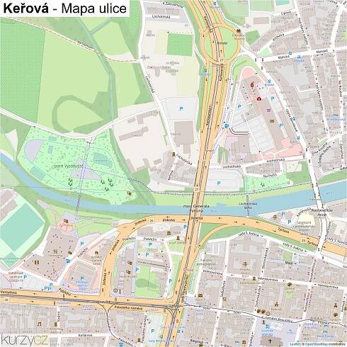 Keřová - mapy | Kurzy.cz