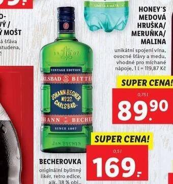 Lidl Becherovka nabídka