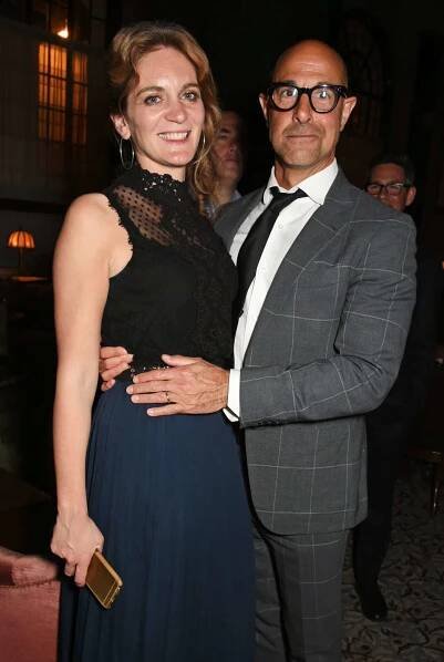 Stanley Tucci and Felicity Blunt