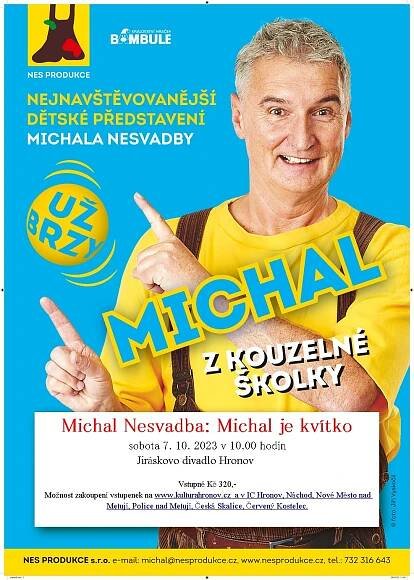 Město Hronov - Michal z kouzelné školky