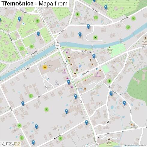 Třemošnice - mapy | Kurzy.cz