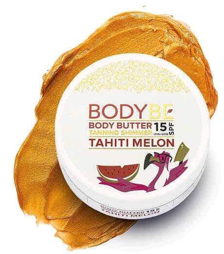 Opalovací máslo SPF 15 s třpytivým efektem - Tahiti Melon - 145g