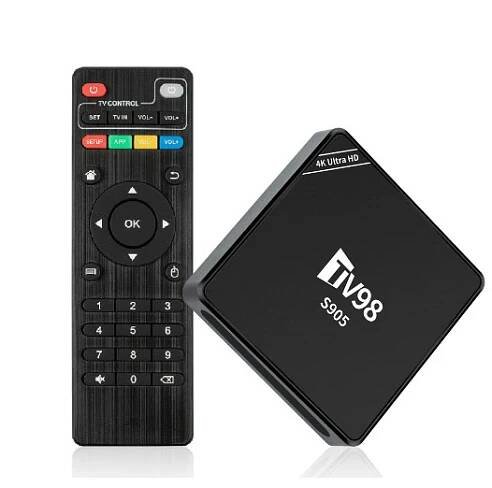 TV98 S905 Android TV Box HDR Set Top OS 4K WiFi