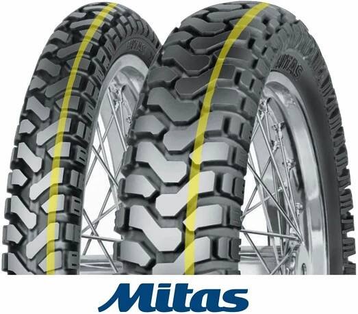 MITAS 150/70-18 TL 70T E-07 R,žlutá (E D I),M+S