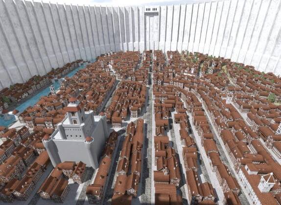 Ramparts - Attack on Titan 3D Model by VRTOON