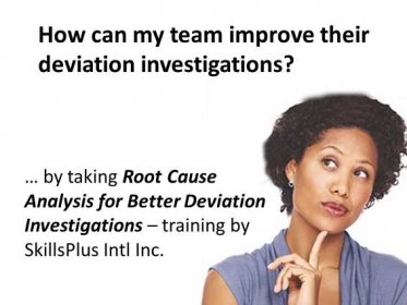 Root Cause Analysis and Deviation Investigation Report Writing - An online self-study training course - FDA QSR GMP Training