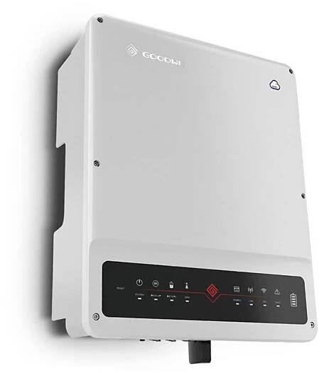 Solární sestava GOODWE - 10kW GOODWE hybridní měnič 3f + 10,65 kWh baterie PYLONTECH H2
