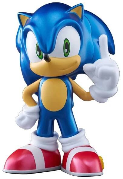 Sonic The Hedgehog Sofbi Vinyl Figurka Sonic Metallic Ver. 15 cm Bellfine