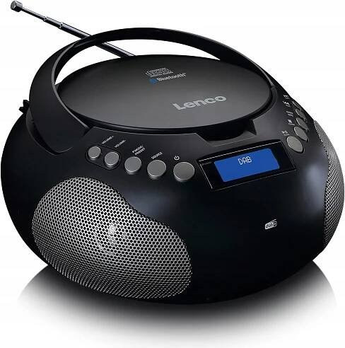 STEREO BOOMBOX, SPOLEHLIVÝ RADIOPŘEHRÁVAČ CD, BLUETOOTH, FM RÁDIO DAB+