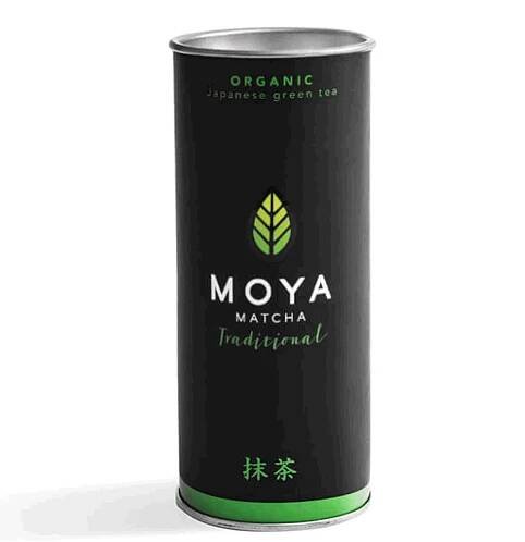 Moya Matcha Traditional Organic Japanese Green Tea Paper Tin -30g