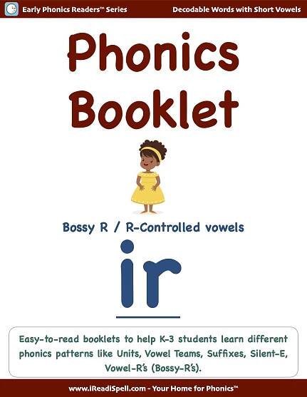 Phonics Booklet 18 - 'ir' (Bossy R / R-Controlled Vowels) - PDF Download