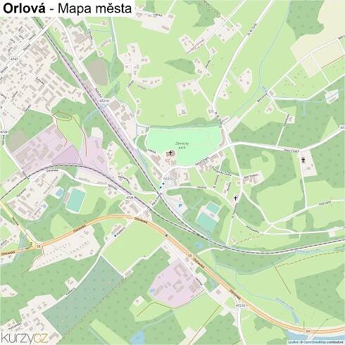 Orlová - mapy | Kurzy.cz