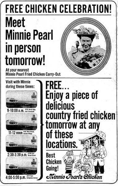 Minnie Pearl’s Fried Chicken