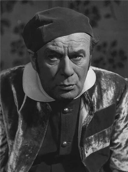 Don Juan - 07.12.1957, Bohuš Záhorský (Sganarelle) Foto: Jaromír Svoboda