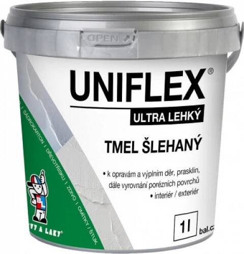 BARVY A LAKY HOSTIVAŘ Uniflex, šlehaný tmel, 1 l