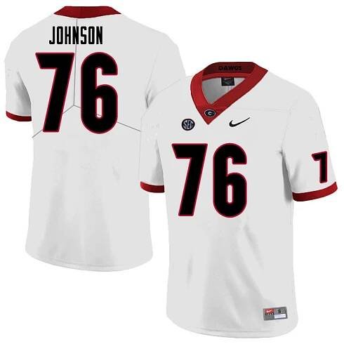  Mens #78 Chad Lindberg Georgia Bulldogs Stitched Nike White College Football Game Jersey S-3XL 