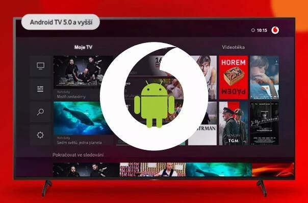 Vodafone TV má nově aplikaci pro televizory s Androidem