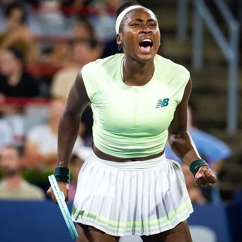 'I'm in a relationship' - Coco Gauff takes cheeky jab at partner before fighting past Danielle Collins in error-strewn thriller