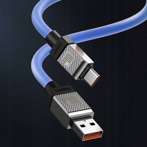 Kabel 2 m USB - USB-C TYP-C Baseus CoolPlay ODOLNÝ 6A 100W 200cm HUAWEI za 433.00CZK - Allegro