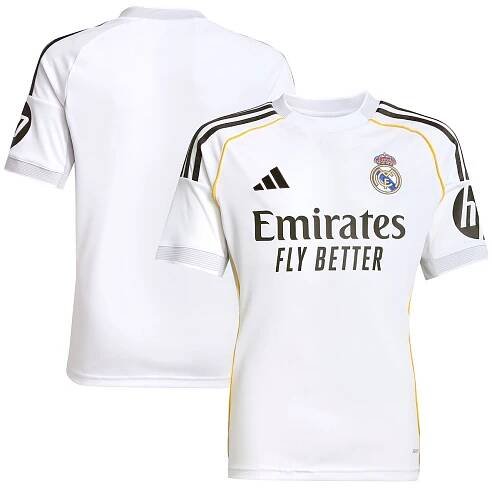 Real Madrid adidas Home Shirt 2025-26 - Kids