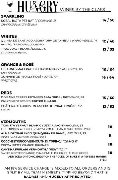 Menu 1 — Hungry Eyes